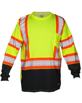 Kishigo 9181 Unisex DOT Class 3 Long Sleeve T-Shirt