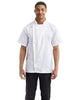 Artisan Collection by Reprime RP906 Unisex Zip-Close Short Sleeve Chef's Coat