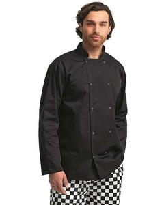 Artisan Collection by Reprime RP665 Unisex Ten Studded Front Chef Coat - 