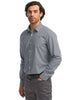 Artisan Collection by Reprime RP220 Men's Microcheck Gingham Cotton Shirt