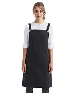 Artisan Collection by Reprime RP129 Cross Back Barista Bib Apron - 