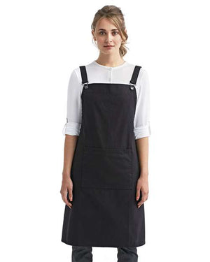 Artisan Collection by Reprime RP129 Cross Back Barista Bib Apron - 