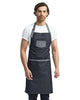 Artisan Collection by Reprime RP127 Domain Contrast Denim Bib Apron