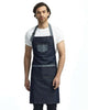 Artisan Collection by Reprime RP127 Domain Contrast Denim Bib Apron