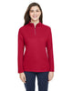 CORE365 CE405W Women's Fusion ChromaSoft™ Pique Quarter-Zip Pullover