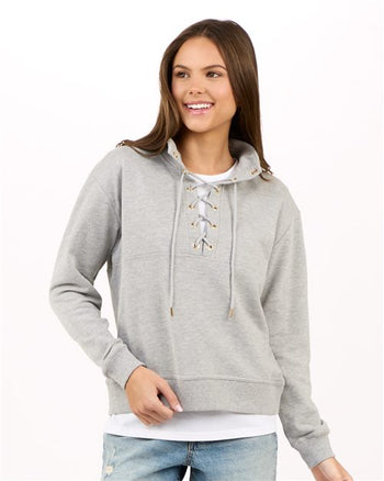 Boxercraft BW5401 Women's Lace Up Pullover