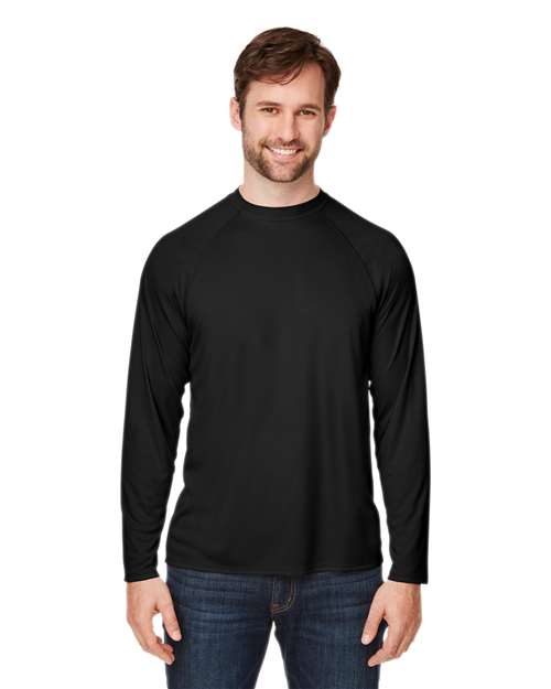 CORE365 CE110 Unisex Ultra UVP™ Marina Raglan Long Sleeve T-Shirt
