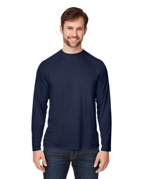 CORE365 CE110 Unisex Ultra UVP™ Marina Raglan Long Sleeve T-Shirt