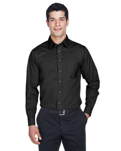 Devon & Jones DG530 Men's Crown Collection® Solid Stretch Twill Woven Dress Shirt - 