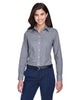 Devon & Jones D640W Women's Crown Collection® Gingham Check Woven Dress Shirt