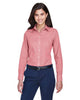 Devon & Jones D640W Women's Crown Collection® Gingham Check Woven Dress Shirt