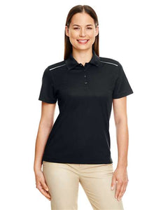 CORE365 78181R Women's Radiant Performance Piqué Polo with Reflective Piping - 