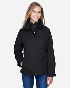 CORE365 78205 Women's 3-in-1 Jacket with Fleece Liner - 