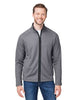 CORE365 CE72 Men's Venture Heathered Stripe Full-Zip Jacket
