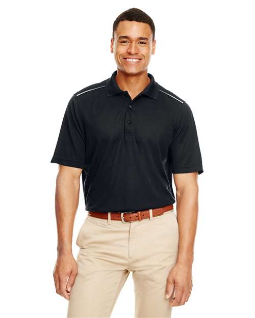 CORE365 88181R Men's Radiant Performance Piqué Polo with Reflective Piping