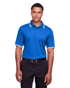 Devon & Jones DG20C Men's CrownLux Performance® Plaited Tipped Polo - 
