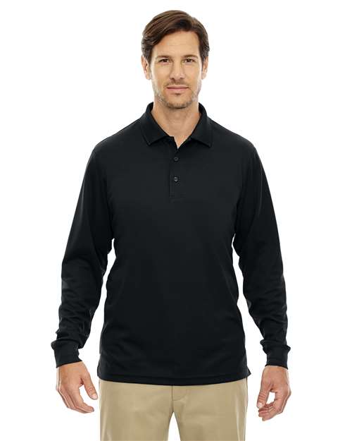 CORE365 88192T Men's Tall Pinnacle Performance Long Sleeve Piqué Polo