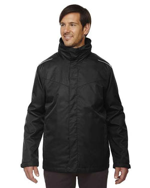 CORE365 88205T Men's Tall Region 3-in-1 Jacket with Fleece Liner - 