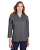 Devon & Jones DG560W Women's Crown Collection® Stretch Broadcloth Three-Quarter Sleeve Blouse
