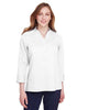 Devon & Jones DG560W Women's Crown Collection® Stretch Broadcloth Three-Quarter Sleeve Blouse