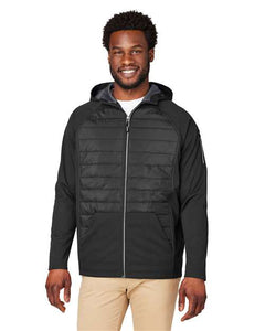 CORE365 CE808 Unisex Techno Lite Hybrid Hooded Jacket - 