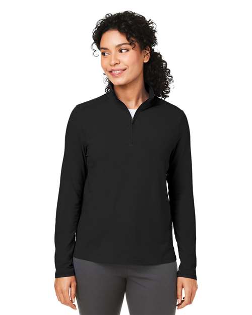 Devon & Jones DG425W Women's Raleigh Stretch Quarter-Zip Pullover