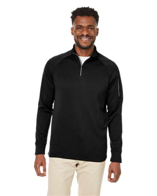 CORE365 CE801 Unisex Fusion ChromaSoft™ Fleece Quarter-Zip Pullover