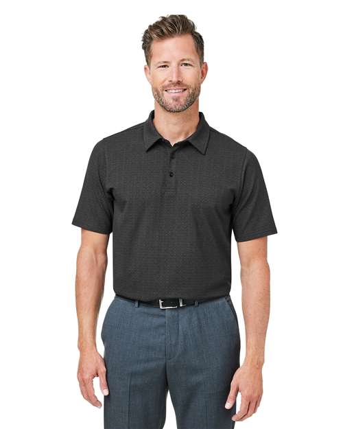 Devon & Jones DG101 Men's Crownlux Performance® Geo Polo