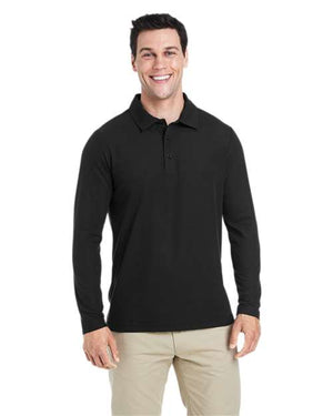 CORE365 CE112L Men's Fusion ChromaSoft™ Long Sleeve Pique Polo - 
