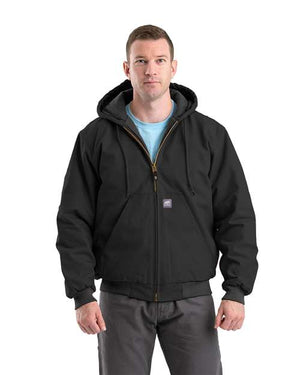 Berne Apparel HJ51T Men's Tall Highland Washed Cotton Duck Hooded Jacket - 
