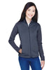 Devon & Jones DG796W Women's Newbury Colorblock Mélange Fleece Full-Zip Jacket