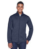 Devon & Jones DG796 Men's Newbury Colorblock Mélange Fleece Full-Zip jacket