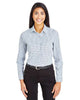 Devon & Jones DG540W Women's CrownLux Performance® Micro Windowpane Woven Dress Shirt