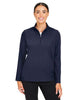 Devon & Jones DG410W Women's CrownLux Performance® Windsor Welded Quarter-Zip Pullover