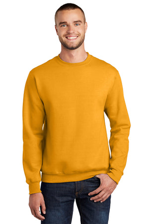 Port & Company PC90 Essential Fleece Crewneck Sweatshirt - Gold - 