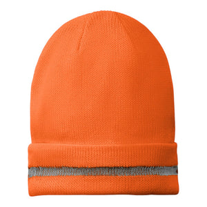 CornerStone Enhanced Visibility Beanie with Reflective Stripe CS800 - 