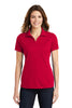 Sport-Tek LST640 Ladies PosiCharge RacerMesh Polo - Deep Red