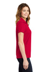 Sport-Tek LST640 Ladies PosiCharge RacerMesh Polo - Deep Red