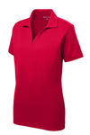 Sport-Tek LST640 Ladies PosiCharge RacerMesh Polo - Deep Red