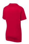 Sport-Tek LST640 Ladies PosiCharge RacerMesh Polo - Deep Red