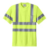 CornerStone ANSI 107 Class 3 Short Sleeve Snag-Resistant Reflective T-Shirt CS408