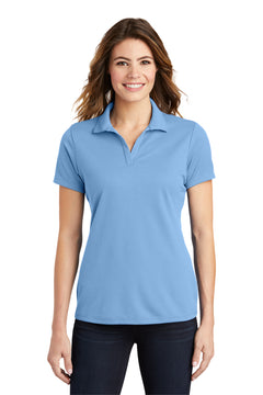 Sport-Tek LST640 Ladies PosiCharge RacerMesh Polo - Carolina Blue - 