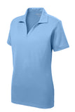 Sport-Tek LST640 Ladies PosiCharge RacerMesh Polo - Carolina Blue