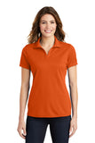 Sport-Tek LST640 Ladies PosiCharge RacerMesh Polo - Deep Orange