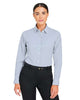 Devon & Jones DG537W Women's CrownLux Performance® Microstripe Dress Shirt