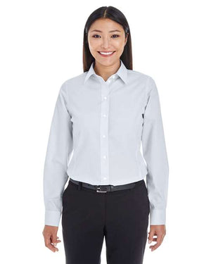 Devon & Jones DG534W Women's Crown Collection® Striped Woven Dress Shirt - 