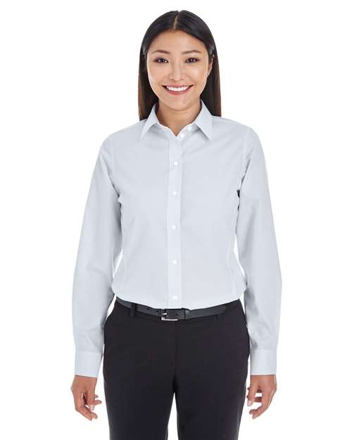 Devon & Jones DG534W Women's Crown Collection® Striped Woven Dress Shirt