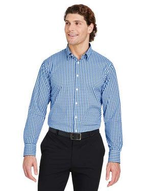 Devon & Jones DG536 Men's CrownLux Performance® Gingham Dress Shirt - 