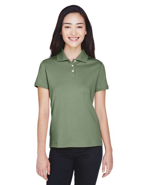 Devon & Jones D140SW Women's Perfect Pima Interlock Polo
