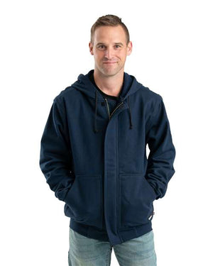 Berne Apparel FRSZ19 Men's Flame Resistant Full-Zip Hooded Sweatshirt - 